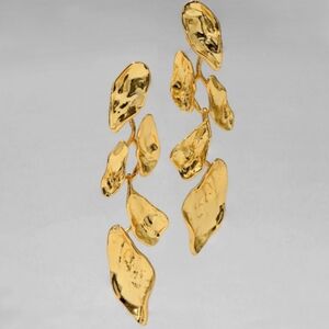 Alexis Bittar Mosaic Molten Gold Post Earring